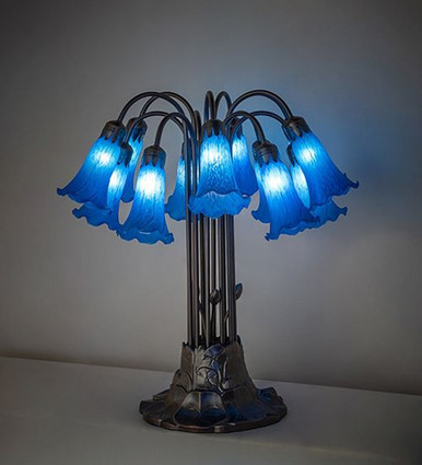 Pond Lily 12 Light Table Lamp 24 In H and 25 In W by Meyda Tiffany 273106 - 273106