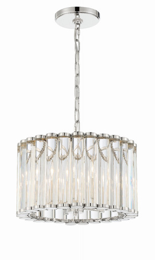 Elliot 4 Light Medium Chandelier by Crystorama - ell-b3004-pn