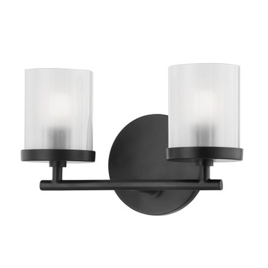 Ryan Two Light Vanity Light by Mitzi - H239302-SBK