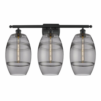 Vaz 3 Light Vanity Light 28 Inch Wide by Innovations - 516-3W-G557-8