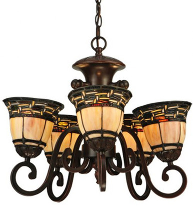 Ilona 5 Light Small Chandelier By Meyda Tiffany - 125117