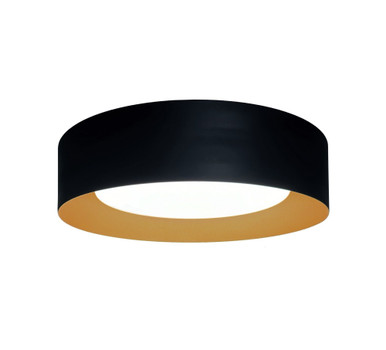 Orsa 22W 1 LED 14 Inch Wide Flush Mount by Artcraft - AC7423BK
