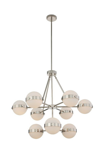 Tacoma 9 Light Large Chandelier by Kalco - 513973PN
