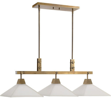 Brookdale 3 Light Oversized Linear Chandelier by Uttermost - 21346