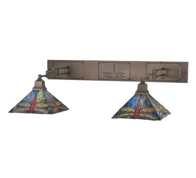 Prairie Dragonfly 2 Light Swing Arm Wall Sconce 10.5 x 36 Inch by Meyda - 108318
