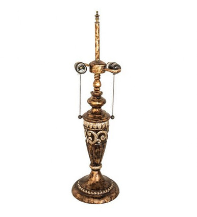 Fluted 2 Light Table Lamp Base by Meyda Tiffany 150223 - 150223
