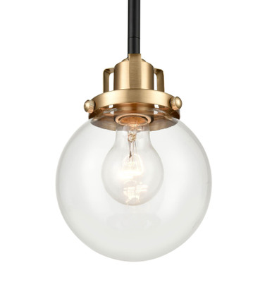 Mellrosa 1 Light Pendant 6 Inch Tall and 8 Inch Wide by Millennium - 9201-MB/MG