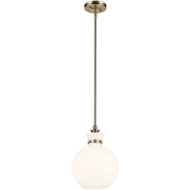 Laria 1 Light Medium Pendant 14.5 Inch Tall and 10.25 Inch Wide by Kichler - 52778
