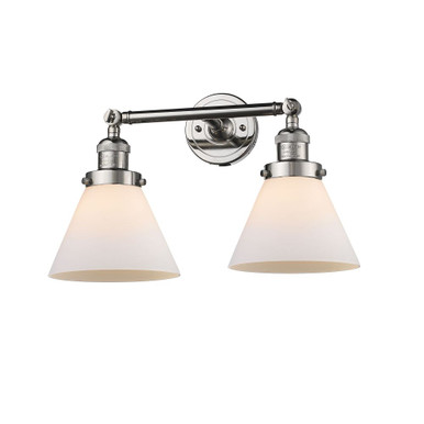 Cone 2 Light Adjustable Bath Vanity 11 Inch and 18 Inch Wide by Innovations - 208-G4
