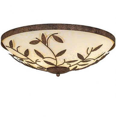 Branches 3 Light Flush Mount 8 x 24 In by Meyda Tiffany 270775 - 270775
