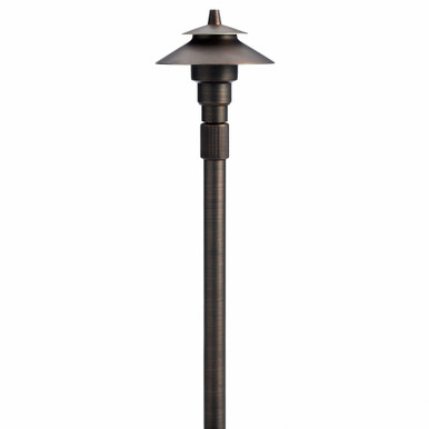 Accessory12V Small Adjust Height Path Light Centennial Brass by Kichler - 15502CBR