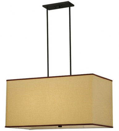 Charisma 4 Light Oblong Pendant 44 x 17 Inches by Meyda Tiffany - 130287