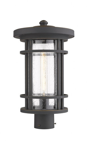 Jordan 1 Light Outdoor Post Mount Lantern 12.5 x 111.5 Inches by Z-Lite - 570PHB-ORB