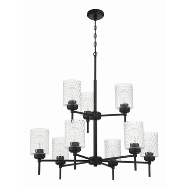 Claire 9 Light Chandelier 48.25 Inch Tall and 30 Inch Wide by Craftmade - 60529