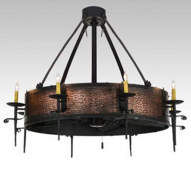 Costello 8 Light Fandelier 36 In H and 50 In W by Meyda Tiffany - 147944