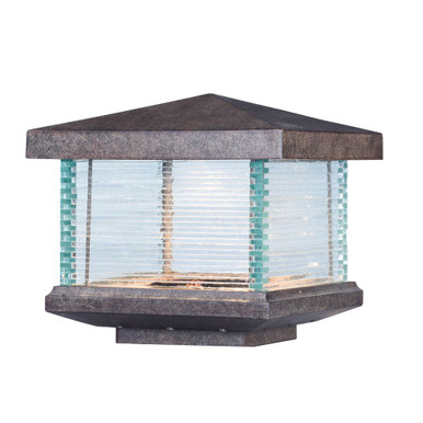 Triumph 10 Inch 12W 1 LED Outdoor Deck Lantern by Maxim - 55736CLET