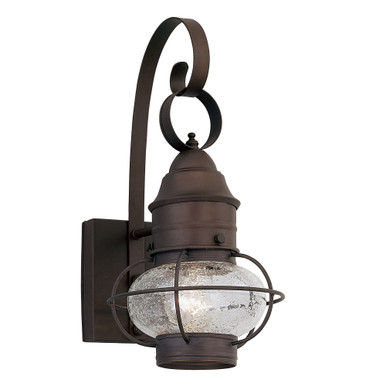 Nantucket 1 Light Outdoor Wall Lantern 14.5 Inch Tall by Designers Fountain - 1751-rt