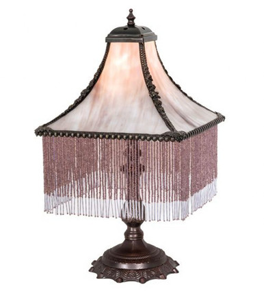 Victoria  1 Light Table Lamp 21 Inch H and 14 Inch W by Meyda Tiffany - 28405