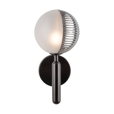 Bolla 1 Light Wall Sconce by Artcraft - AC11881BK