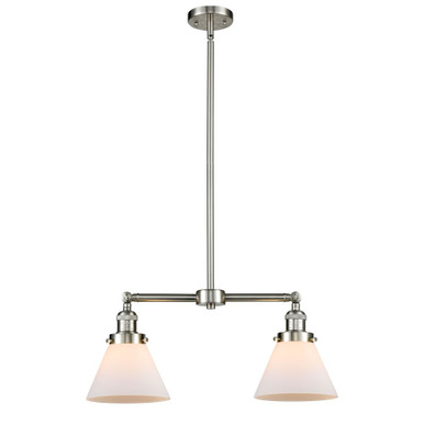 Cone 100W 2 LED Stem Adjustable Island 10 and 21 Inch Wide by Innovations - 209-G4-LED