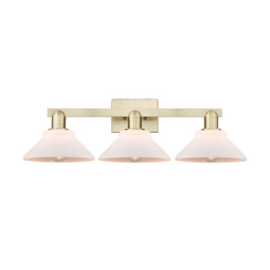 Orwell 3 Light Bath Vanity 9 Inch Tall and 27 Inch Wide by Innovations - 716-3W-AB-G131