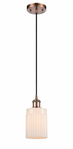 Hadley 1 Light Cord Hung Mini Pendant 9 and 4.5 Inch Wide by Innovations - 516-1P-AC-G341