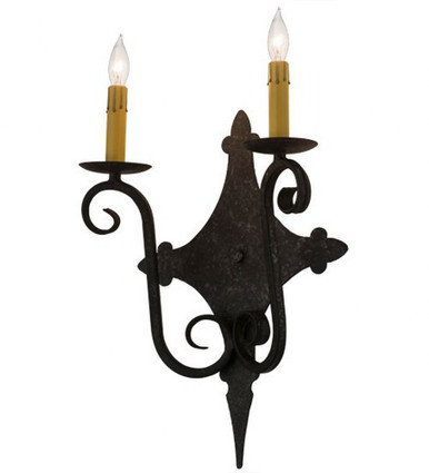 Angelique 2 Light Wall Sconce 18 x 12 Inches by Meyda Tiffany 183262 - 183262