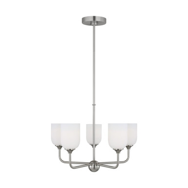 Emile 5 Light Small Chandelier by Generation Lighting - GLC1085