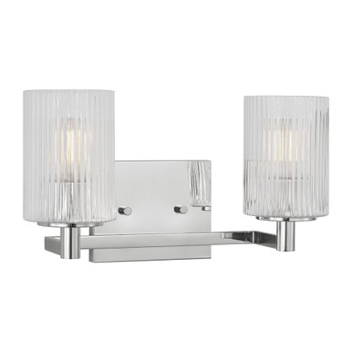 Lando 2 Light Vanity Light 14.25 Inch Wide by Generation - GLV1042