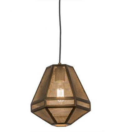 Nidos Struttura 1 Light Pendant 13 x 10 Inches by Meyda Tiffany - 173078
