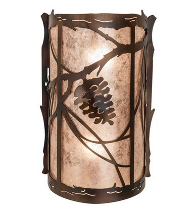 Whispering Pines 2 Light Wall Sconce 13 x 8 In by Meyda Tiffany 242033 - 242033