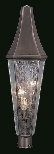 Le Havre 3 Light Outdoor Post Mount 31.5 x 10 Inches by Framburg  - 8926 IRON