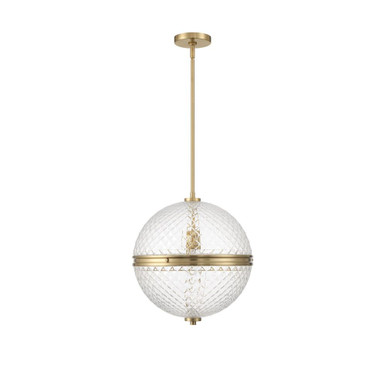 Bay Hollow 1 Light Globe Pendant 17.5 Inch Tall and 16 Inch Wide by Hunter - 48250
