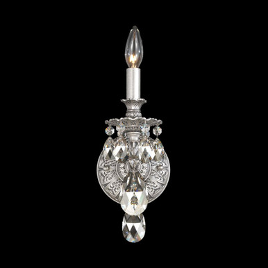 Milano 1 Light Candle Style Crystal Wall Sconce by Schonbek - 5641