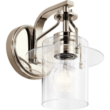 Everett 1 Light Wall Sconce 9.25 x 6.5 Inches by Kichler - 55077