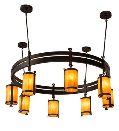 Beartooth 8 Light Chandelier 51.5 x 67 Inches Wide by Meyda Tiffany - 179542