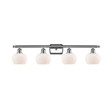 Fenton 4 Light Bath Vanity 8.5 Inch Tall and 36.5 Inch Wide by Innovations - 516-4W-PC-G91