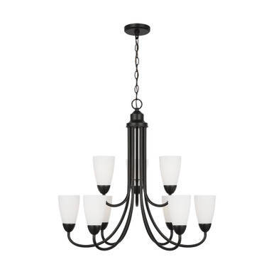 Seville 9 Light Chandelier 27.13 x 28.88 Inches Wide by Generation - 3120209-112