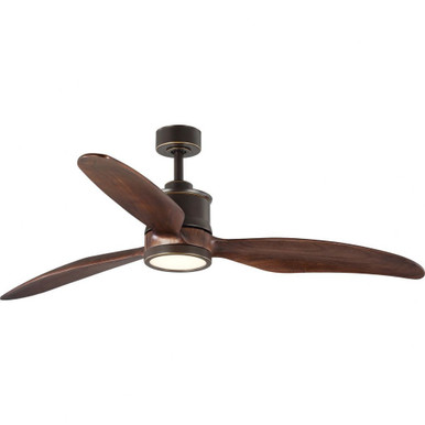 Farris Wide Ceiling Fan 1 Light Handheld Remote 60 Inches wide by Progress - P250002