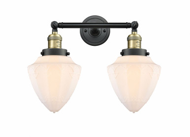 Bullet 2 Light Adjustable Bath Vanity 15 and 17.63 Inch Wide by Innovations - 208-BAB-G661-7