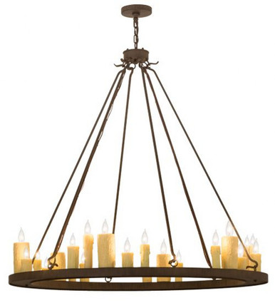 Deina 24 Light Chandelier 53 x 49 Inches Wide by Meyda Tiffany - 165065