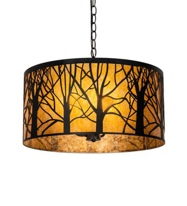 Winter Maple 3 Light Pendant 14.5 x 20 Inches by Meyda Tiffany - 218539