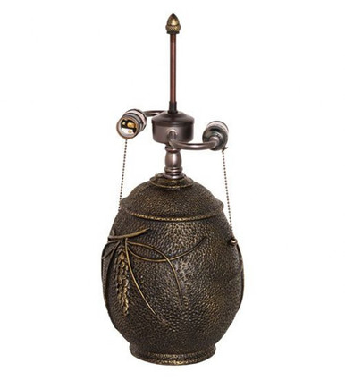 Hammered Pinecone 20 Inch 2 Light Table Lamp Base by Meyda Tiffany - 72546