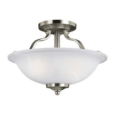 Emmons 2 Light 13 Inch Wide Semi Flush Mount by Generation - 7739002