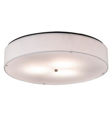 Cilindro Textrene 24W 3 LED 30 Inch Wide Flush Mount by Meyda Tiffany - 189712