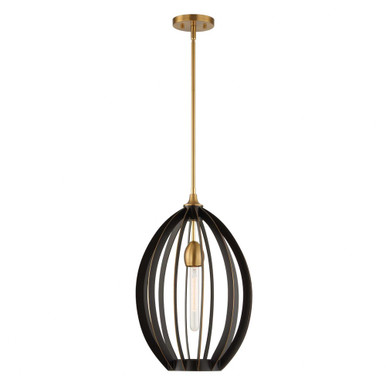 Darby 1 Light Oval Pendant 21.75 Inch Tall and 14 Inch Wide by Uttermost - 21647