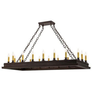 Mezek 18 Light Oblong Chandelier 29 x 24 Inches Wide by Meyda Tiffany - 172607