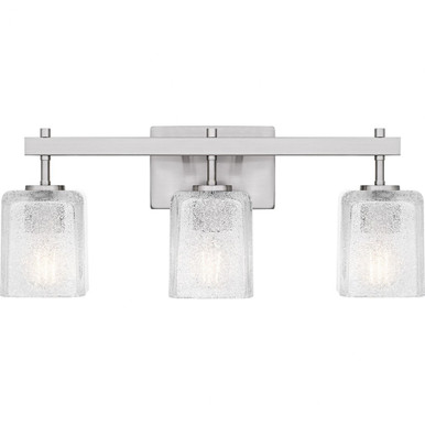 Brenthouse 3 Light Bath Vanity 9.25 Inch Tall and 22.5 Inch Wide by Quoizel - BTH8622