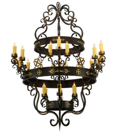 Santino 24 Light Chandelier 81 x 60 Inches Wide by Meyda Tiffany - 136480