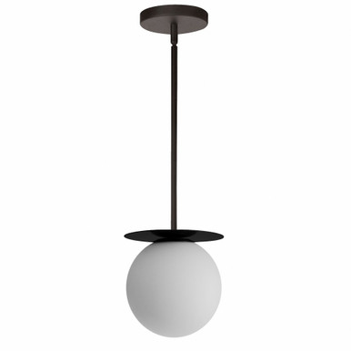Burlat 1 Light Mini Pendant by Dainolite - BUR-51P-MB-WH